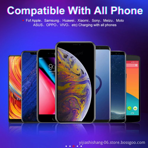 3 In 1 540 Degree Rotating Mobile Phone Micro Charger Lighting Type C Fast Charge Data Magnetic Charging Usb Cable For Iphone